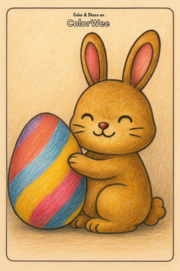Colored bunny