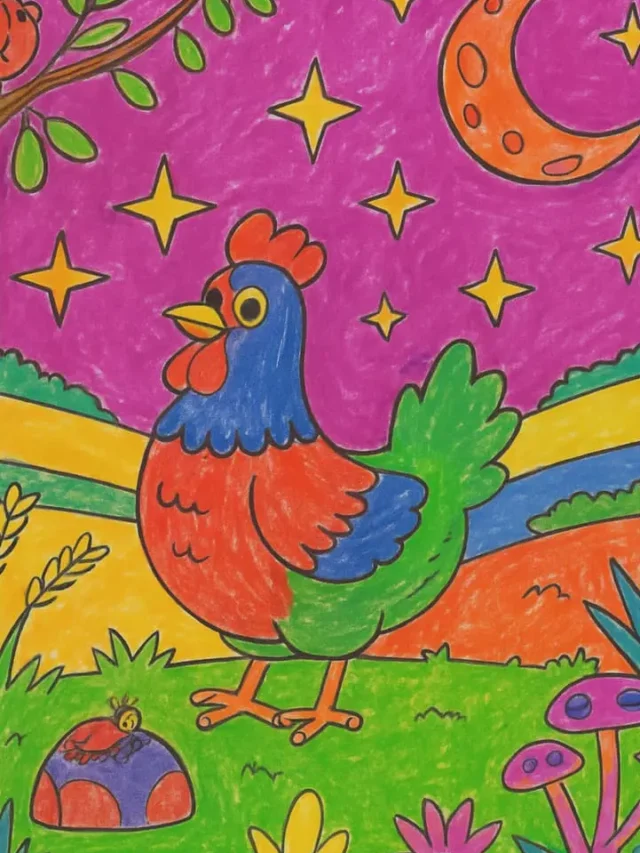 Free Chicken Coloring Pages – Fun Printable Designs for All Ages