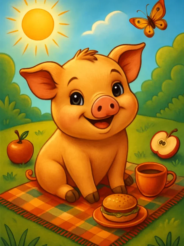 Pig coloring and facts