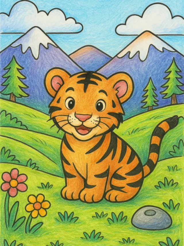 Tigers in Color: Fun Facts & Coloring Sheets Sneak Peek