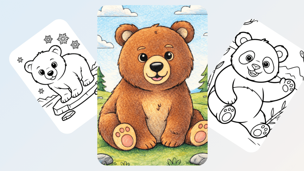 Bear Coloring Pages