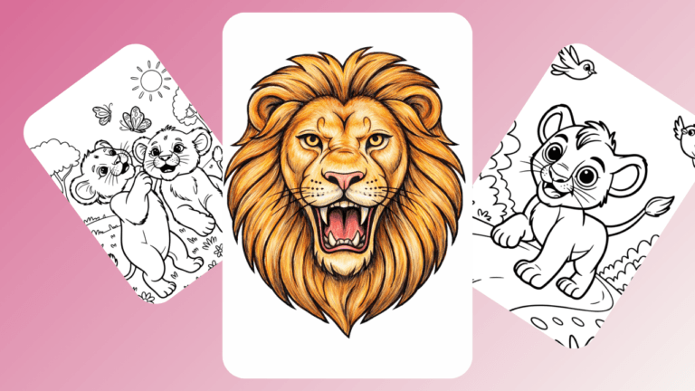 lion coloring pages 1 Lion coloring pages