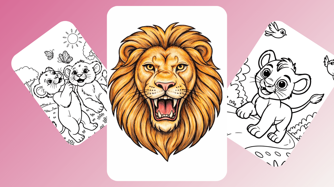 lion coloring pages 1 Lion coloring pages