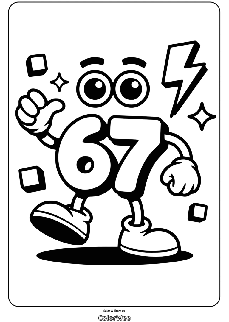 Free 67 Coloring Pages: 31 Viral Italian Brainrot PDFs
