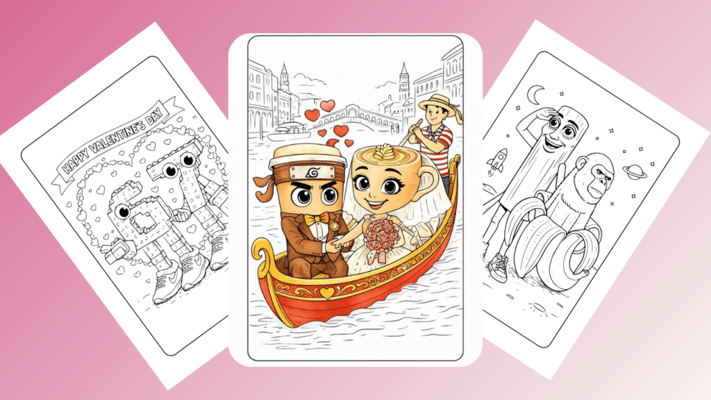 Italian Brainrot Coloring Pages