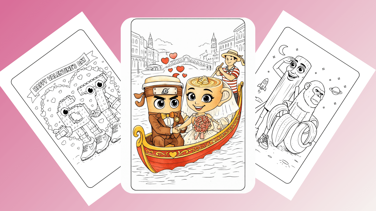 Italian Brainrot Coloring Pages