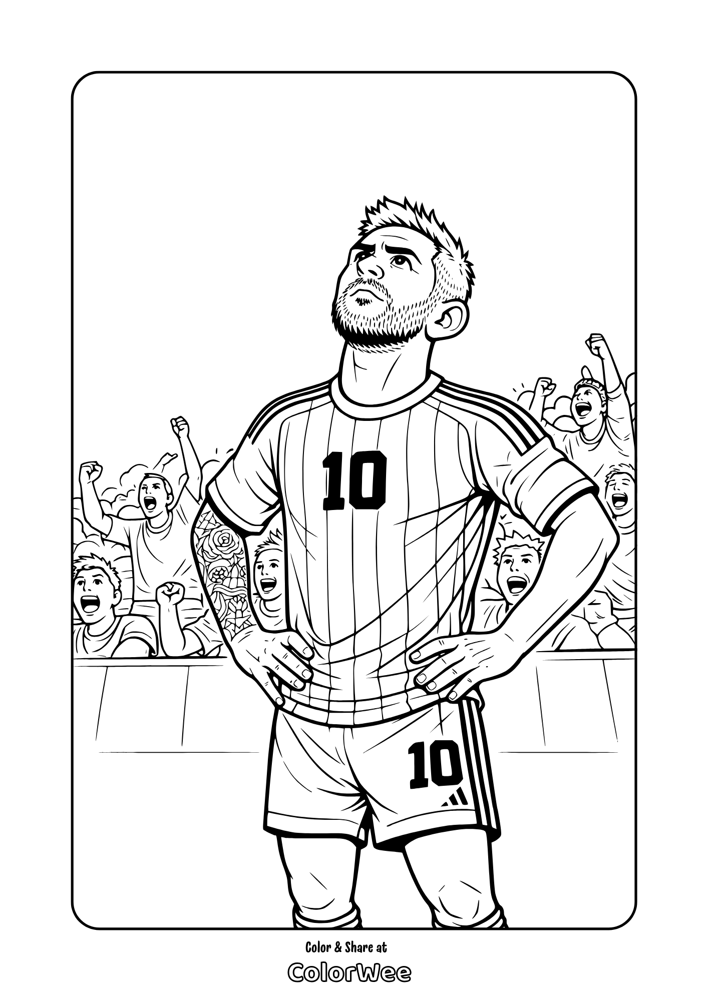 Lionel Messi FIFA 2026: number 10 player in stadium with cheering fans