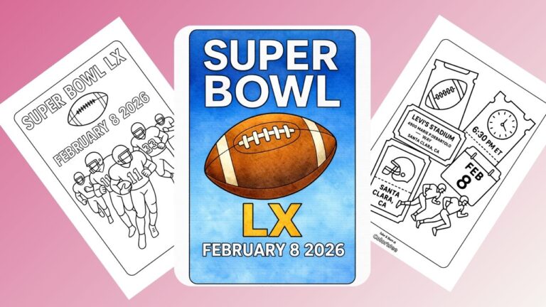 super bowl lx 60 coloring pages feb 8 2026 football printable Super Bowl LX (60) coloring pages - Feb 8 2026 football printable