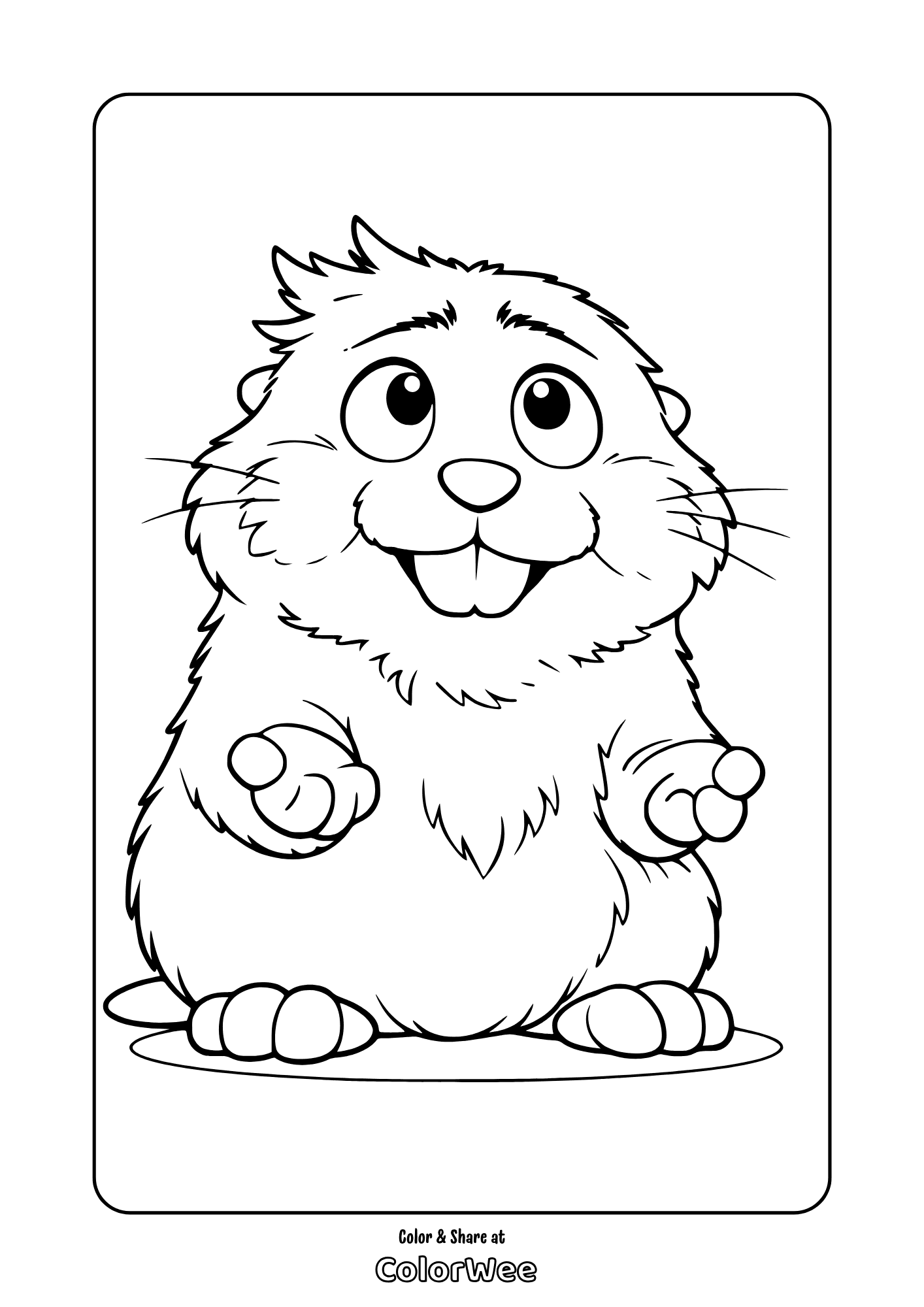 Free printable: Mabel from the Hoppers movie.