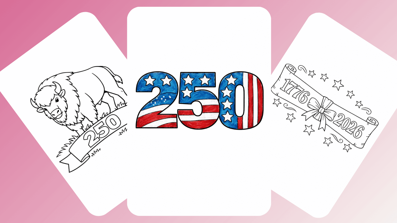 America 250 Coloring Pages.