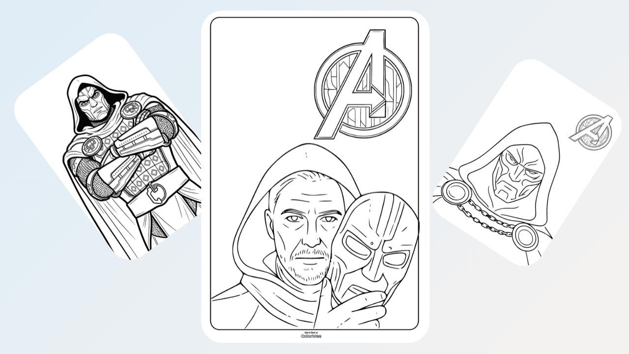Avengers Doomsday Coloring Pages Collection of Free Printables.