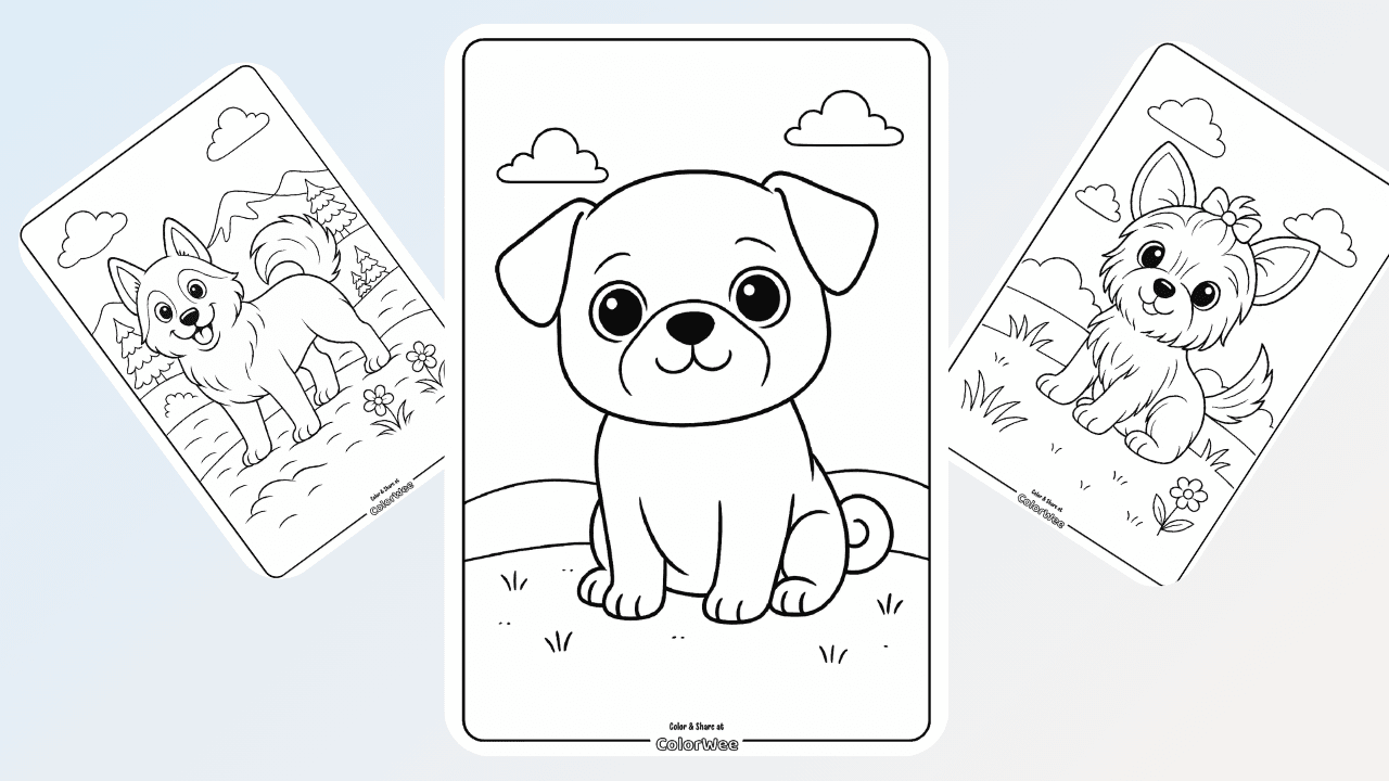 Dog coloring pages
