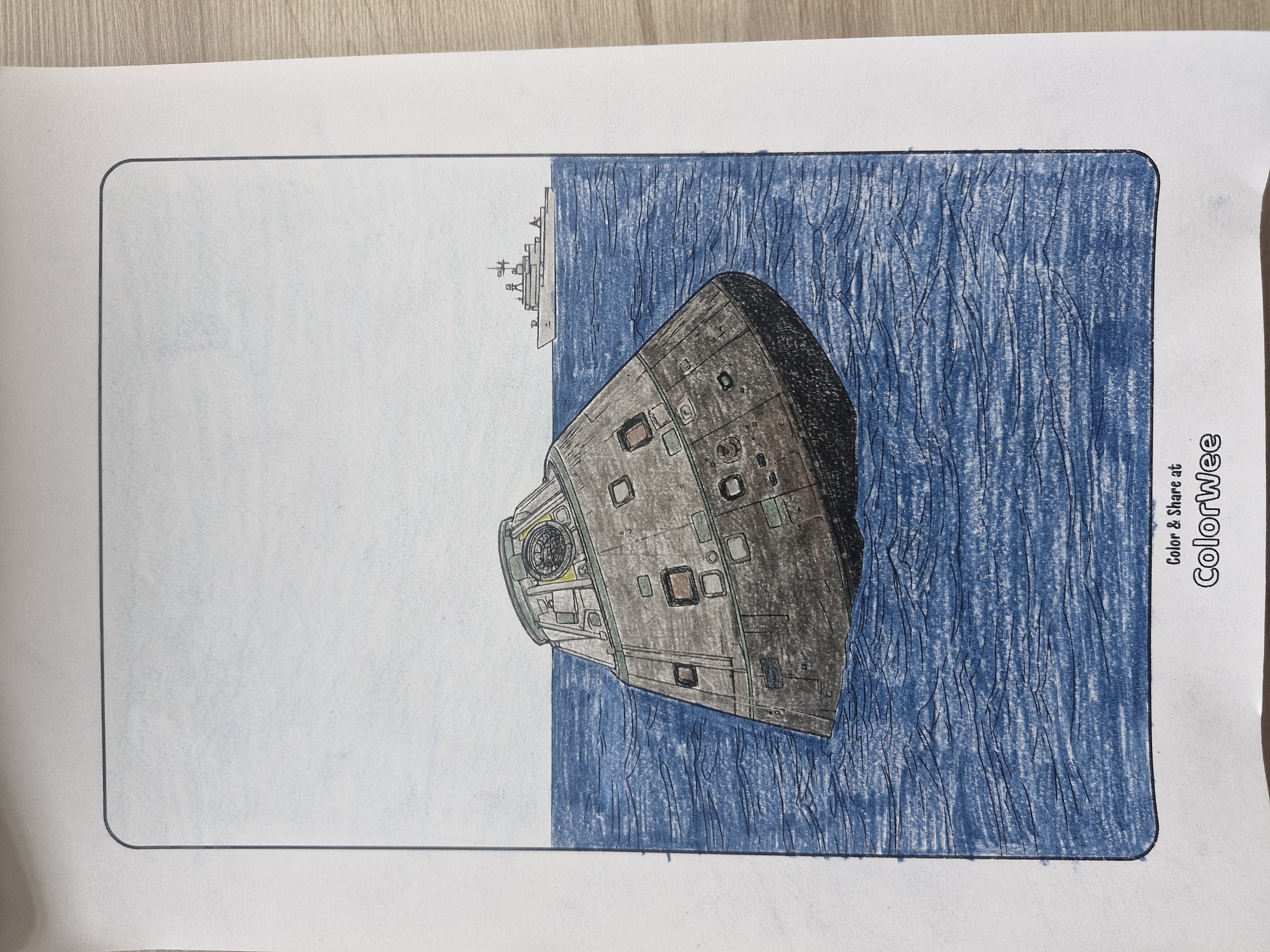 Artemis II landing splashdown by Mayu