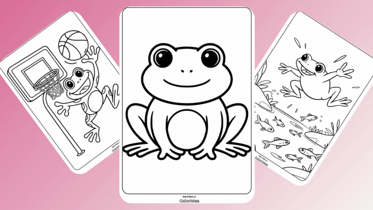 Frog Coloring Pages