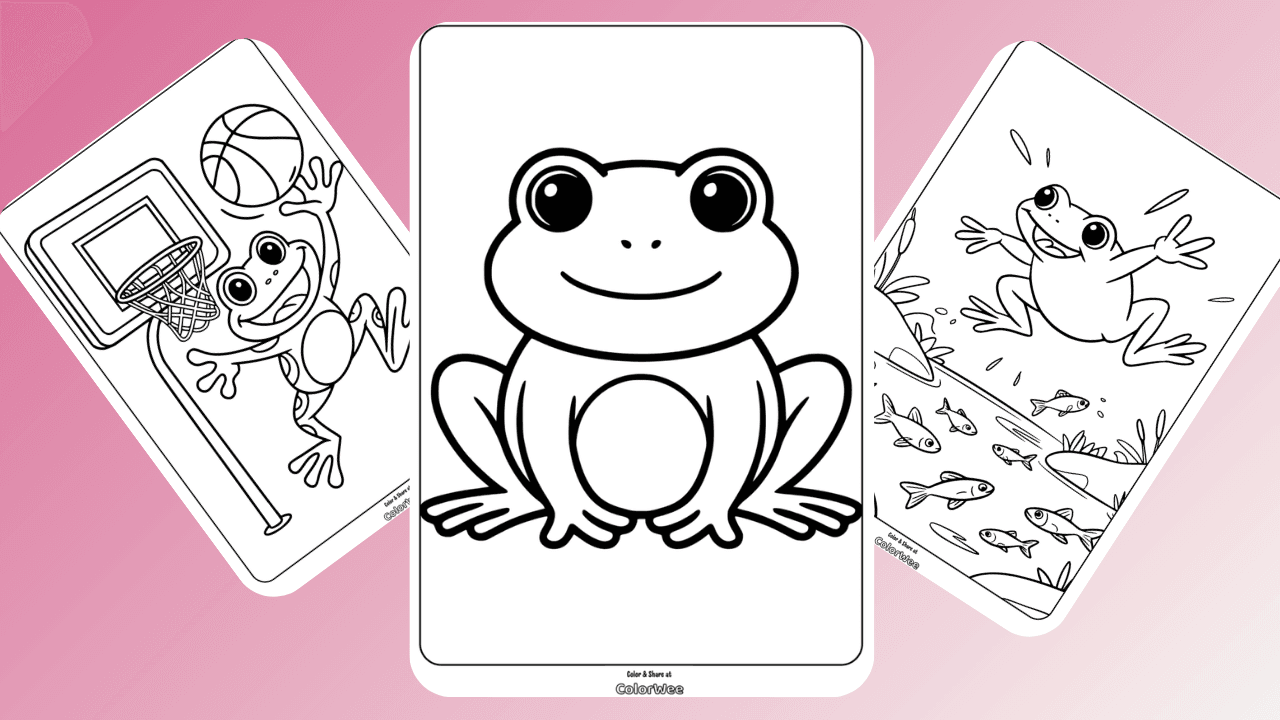 Frog Coloring Pages