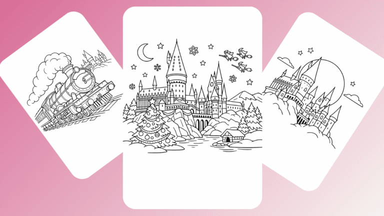 Hogwarts coloring pages