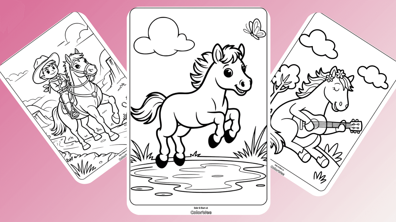 Horse Coloring Pages