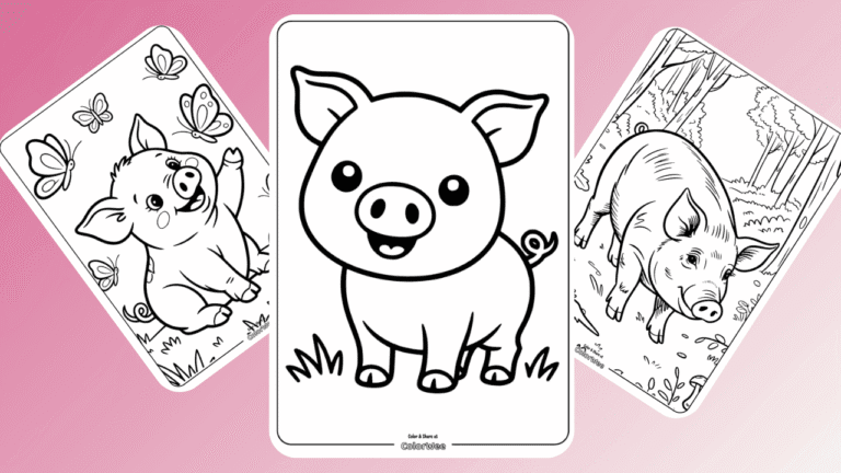 Pig Coloring Pages
