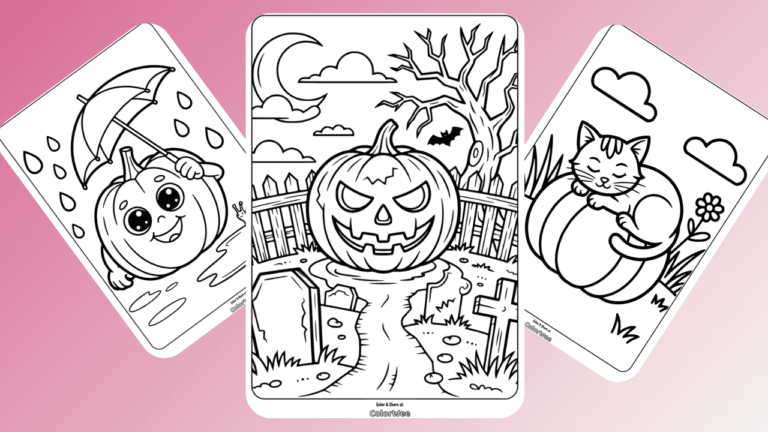 Pumpkin coloring pages