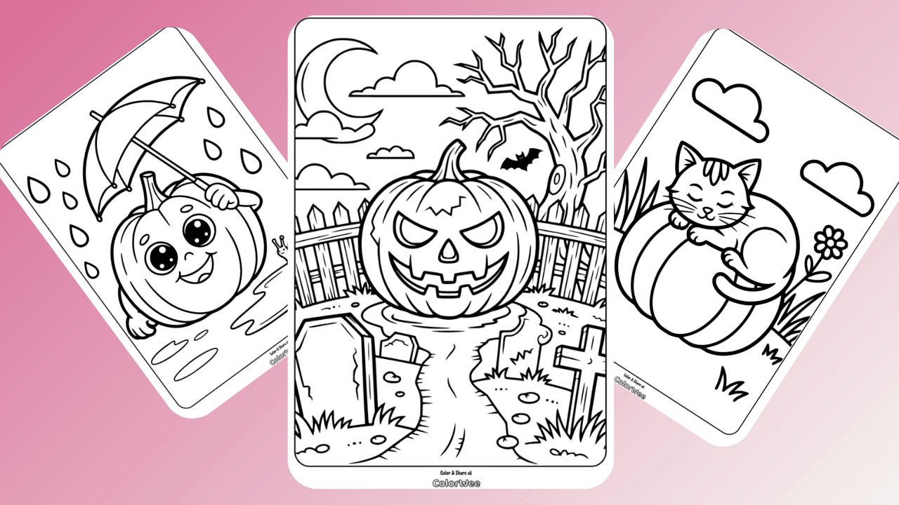 Pumpkin coloring pages