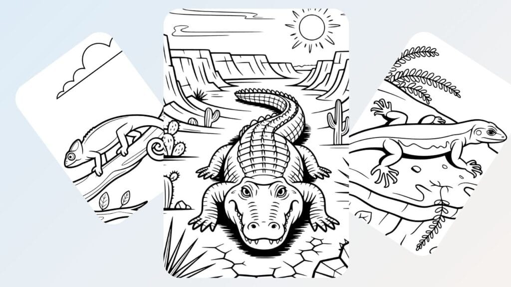 Reptile Coloring Pages