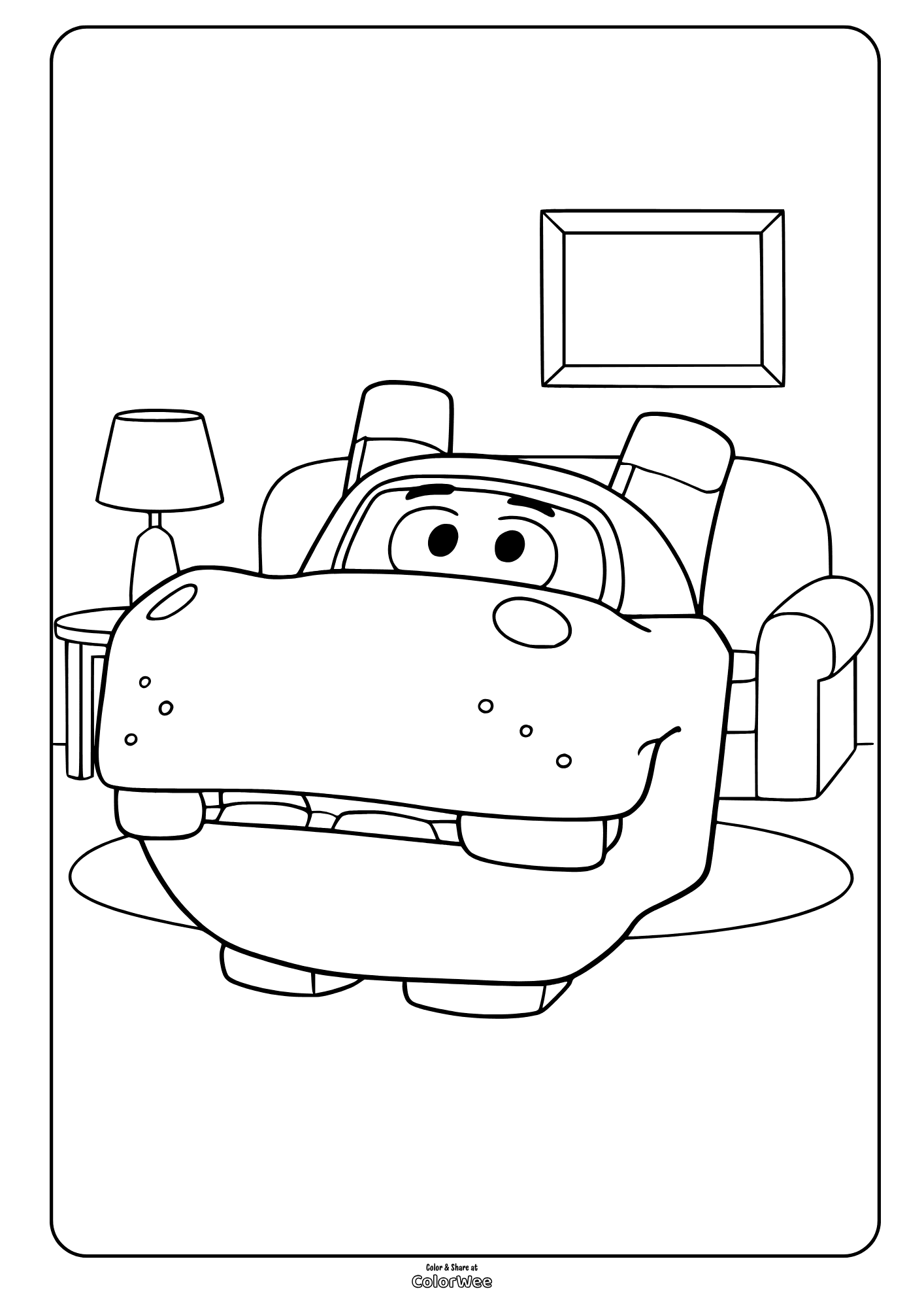 Atlas from Toy Story 5 coloring page.